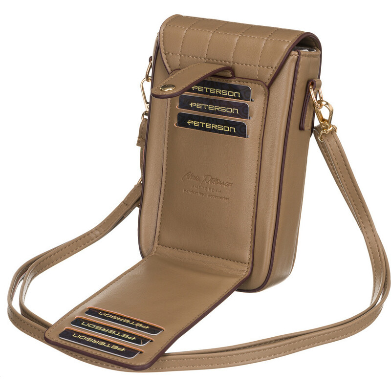 PETERSON BÉŽOVÁ MINI CROSSBODY KABELKA