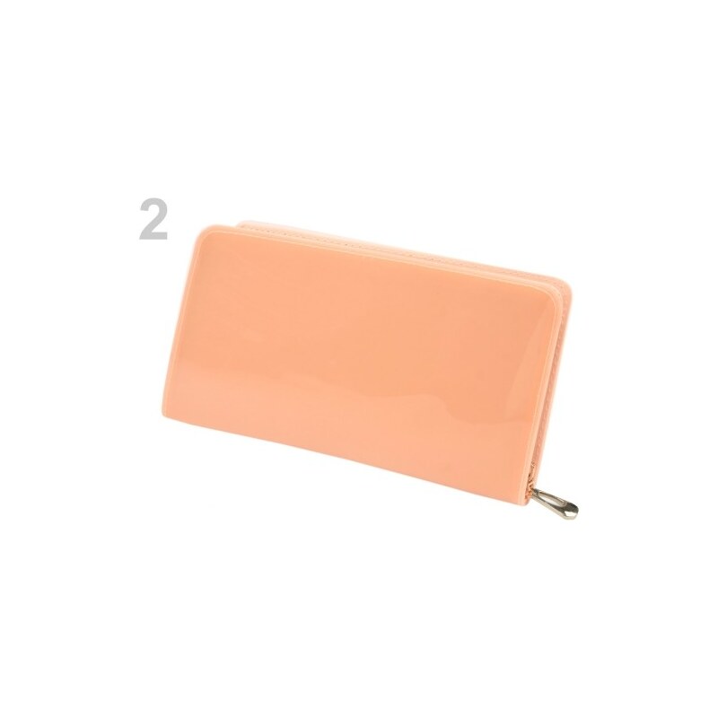 Stoklasa Dámská peněženka 11x21cm silikonová EXCLUSIVE (1 ks) - 2 růžová mlhově
