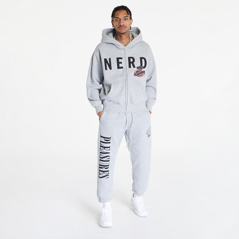 Pánské tepláky PLEASURES x N.E.R.D Sweatpants Heather Grey