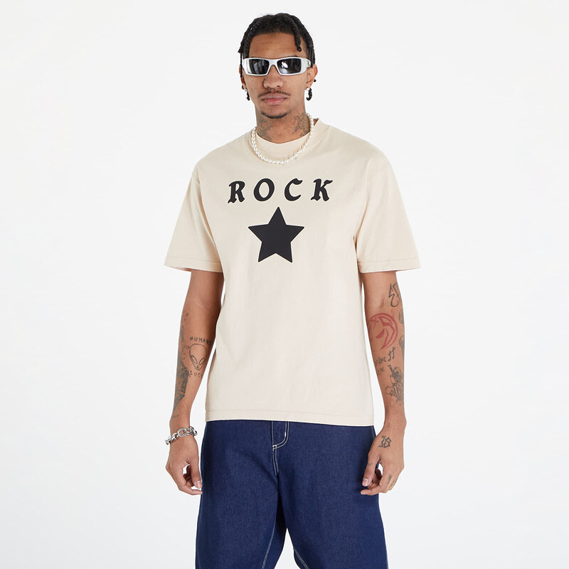 Pánské tričko PLEASURES x N.E.R.D Rockstar T-Shirt Tan