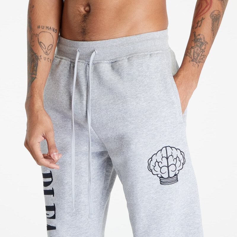 Pánské tepláky PLEASURES x N.E.R.D Sweatpants Heather Grey