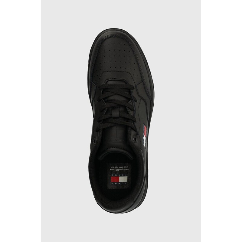 Sneakers boty Tommy Jeans TJM RETRO ESS černá barva, EM0EM01397