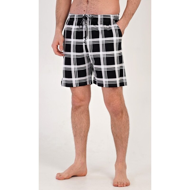 Gazzaz Pánské pyžamové šortky Ondřej - černá