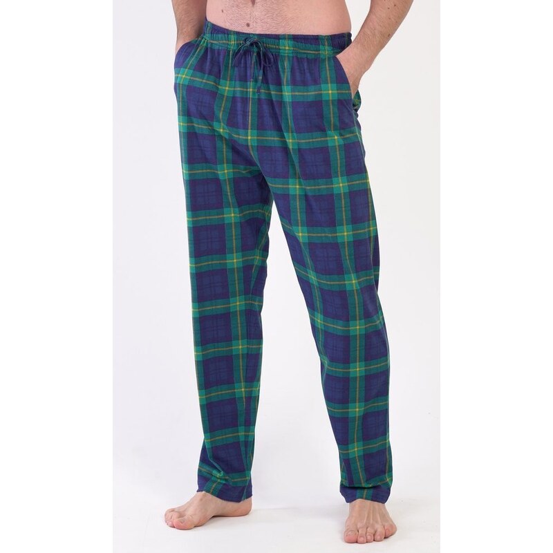 Gazzaz Pánské pyžamové kalhoty William - zelená
