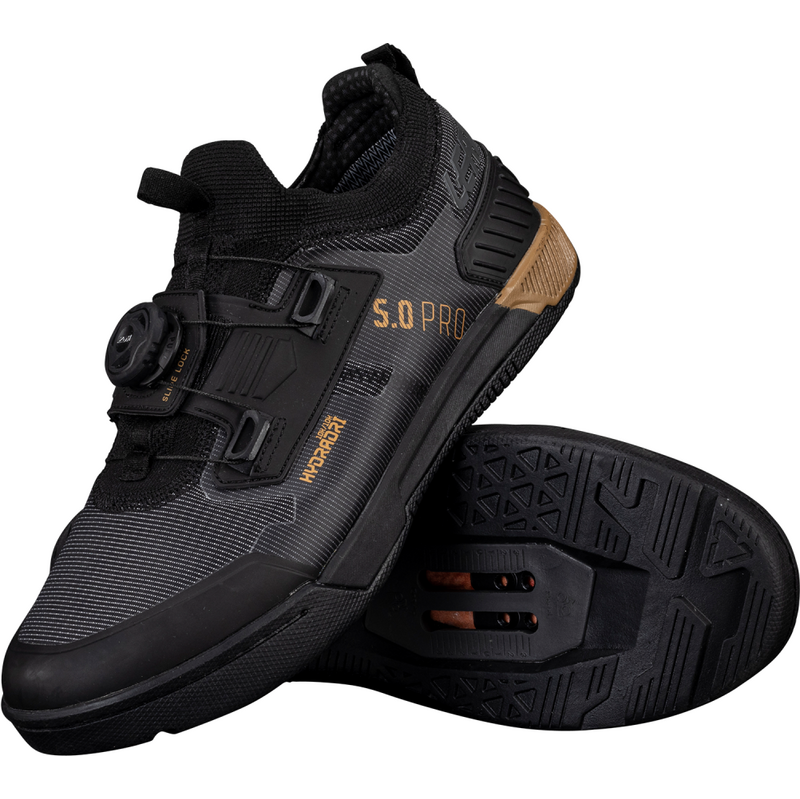 Leatt cyklistická obuv HydraDri 5.0 ProClip, pánská, black