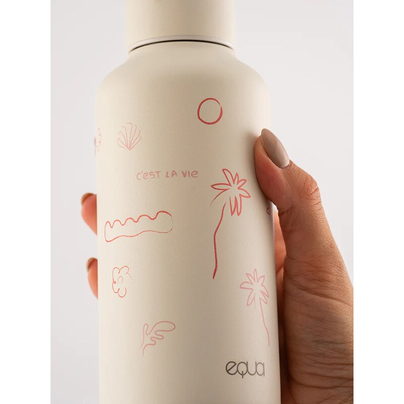 EQUA Timeless C'est La Vie 600 ml lahev z nerezové oceli