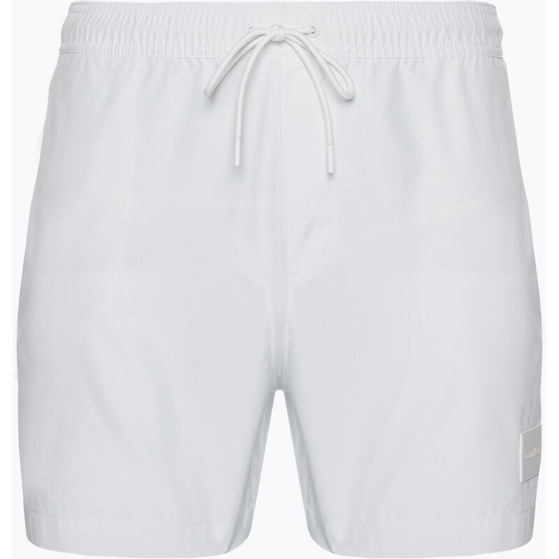 Pánské plavecké šortky Calvin Klein Medium Drawstring white