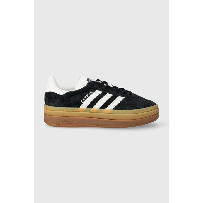 Sneakers boty adidas Originals Gazelle Bold černá barva, IE0876