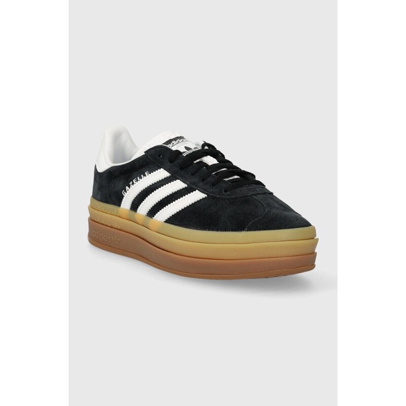 Sneakers boty adidas Originals Gazelle Bold černá barva, IE0876