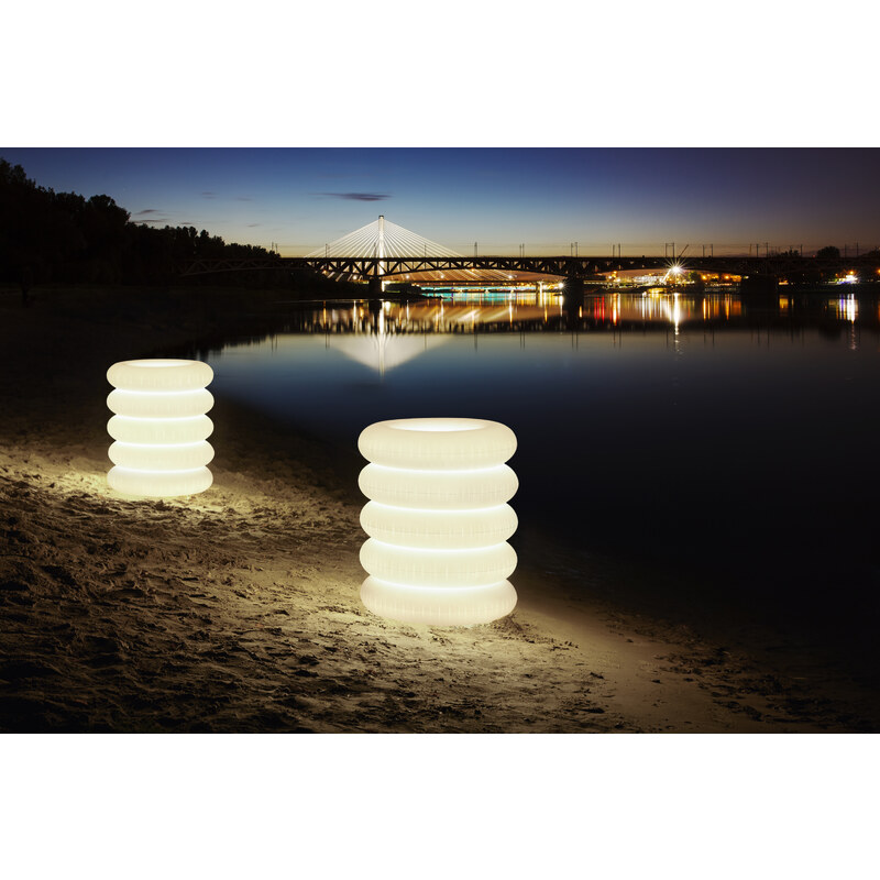 LED stojací lampa Puff Buff BIG PUFF outdoor D66x80cm