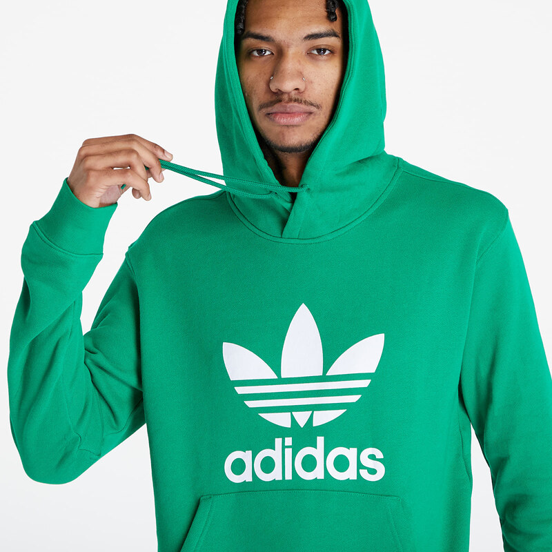 adidas Originals Pánská mikina adidas Adicolor Classics Trefoil Hoodie Green