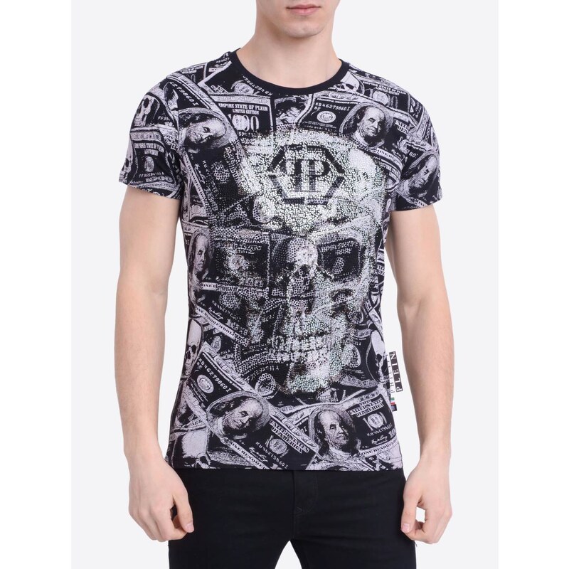 PHILIPP PLEIN Cash Black tričko