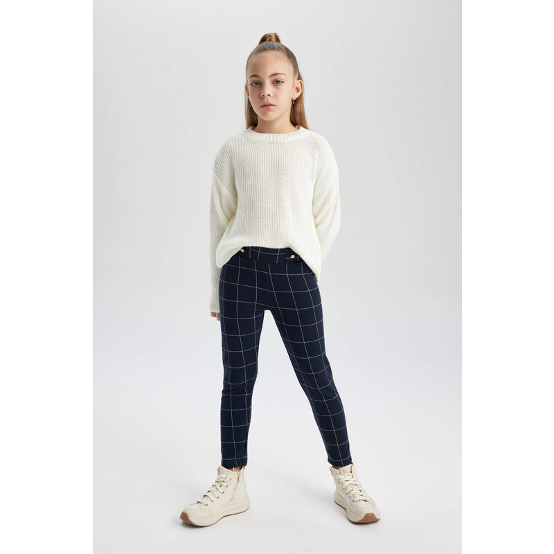 DEFACTO Girl Regular Fit Crew Neck Pullover