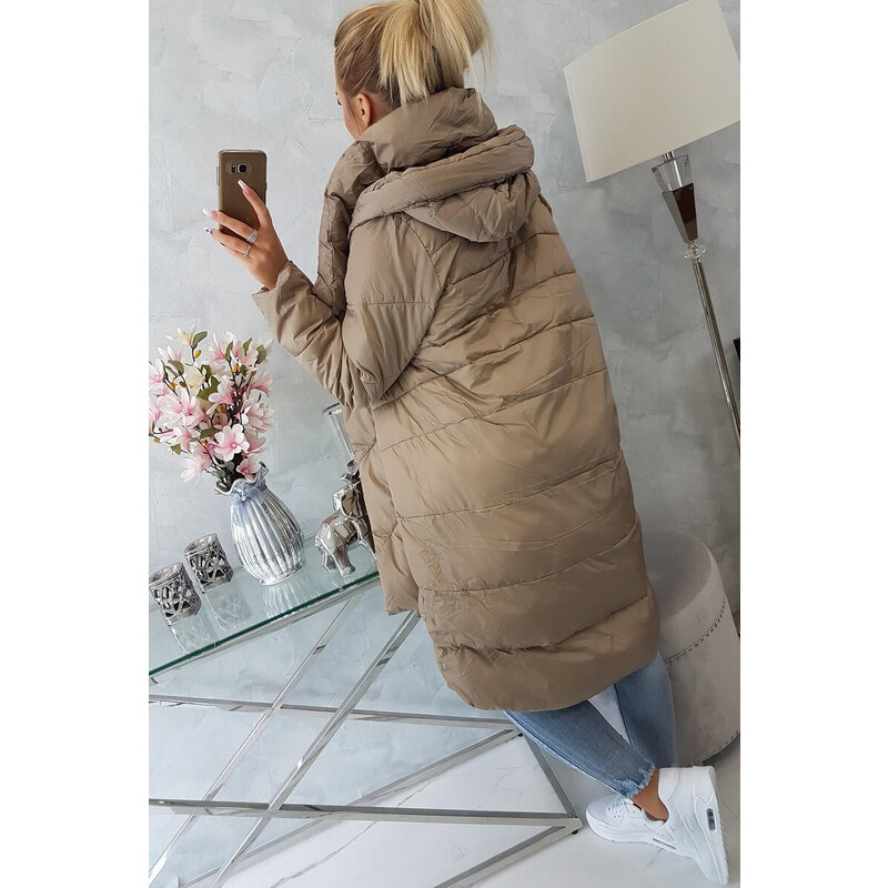 K-Fashion Zimní bunda FIFI Donna beige