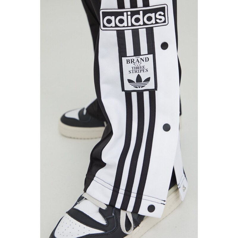 Tepláky adidas Originals Adibreak černá barva, vzorované, IU2519