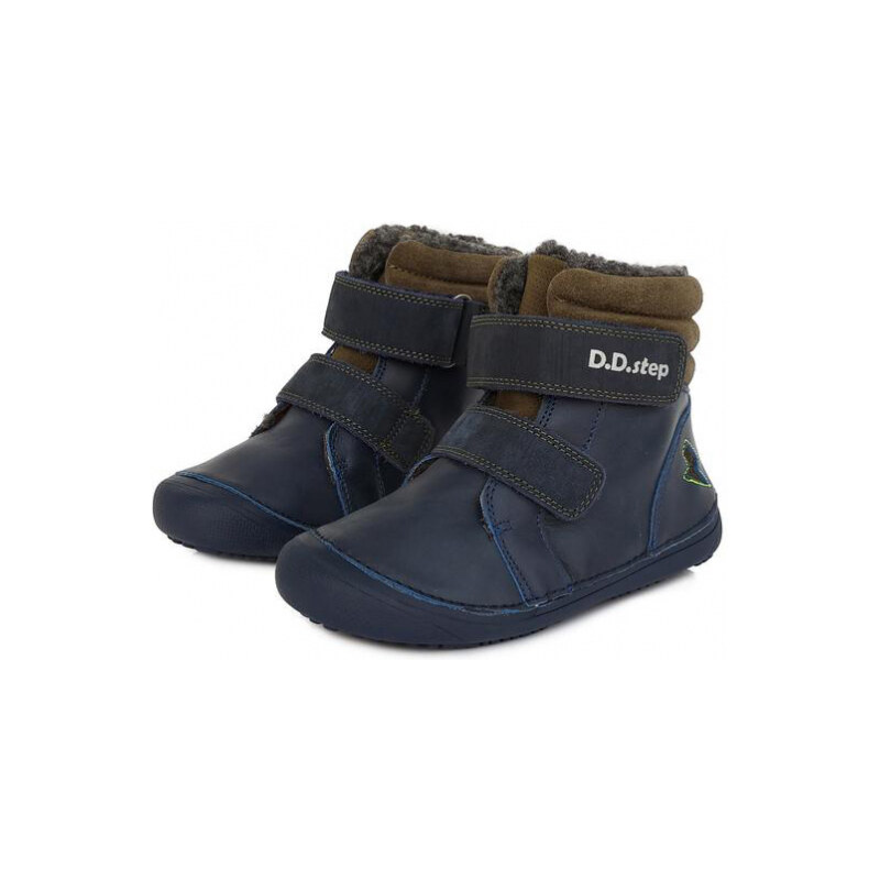 Chlapecké zimní boty D.D.step W063-829B "barefoot"