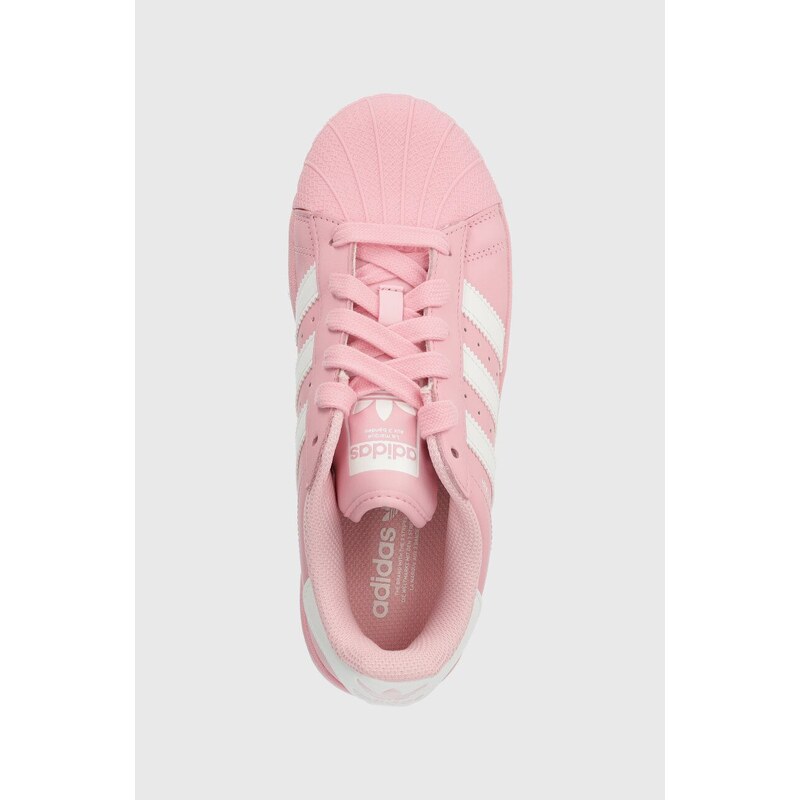 Sneakers boty adidas Originals Superstar XLG růžová barva, ID5733