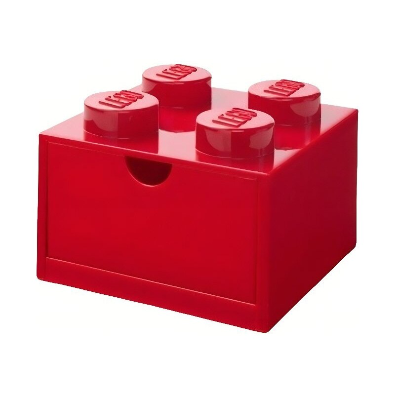 Lego Červený úložný box LEGO Storage 15,8 x 15,8 cm