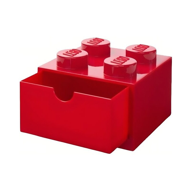 Lego Červený úložný box LEGO Storage 15,8 x 15,8 cm