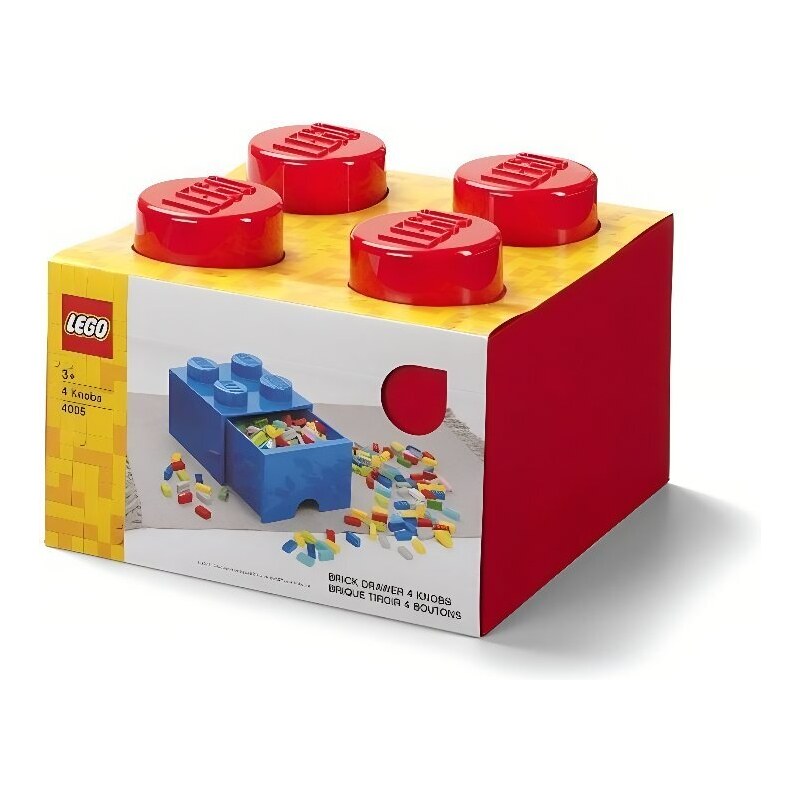 Lego Červený úložný box LEGO Storage 25 x 25 cm