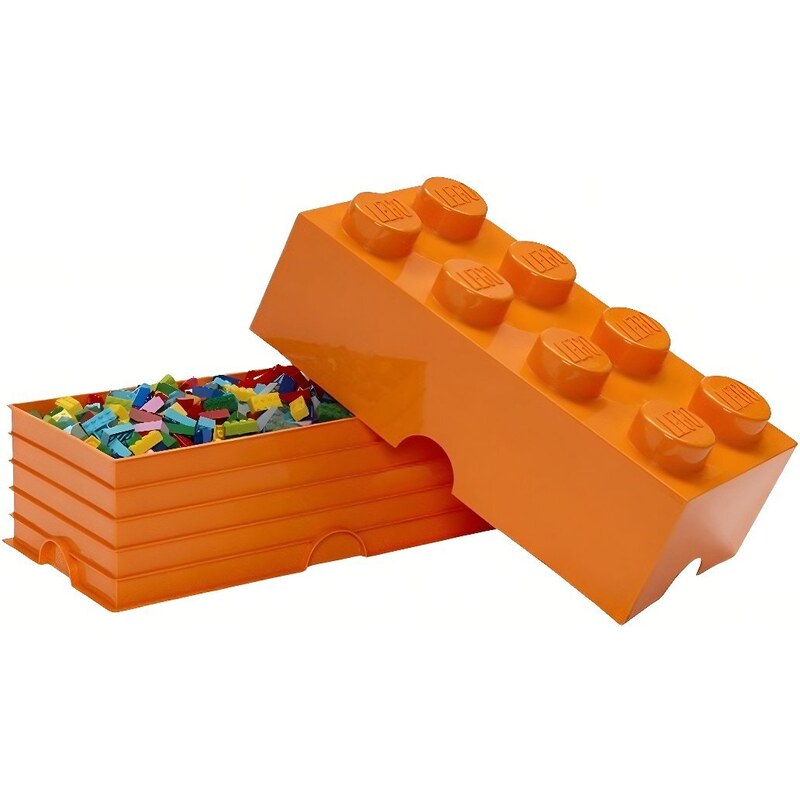 Lego Oranžový úložný box LEGO Smart 25 x 50 cm