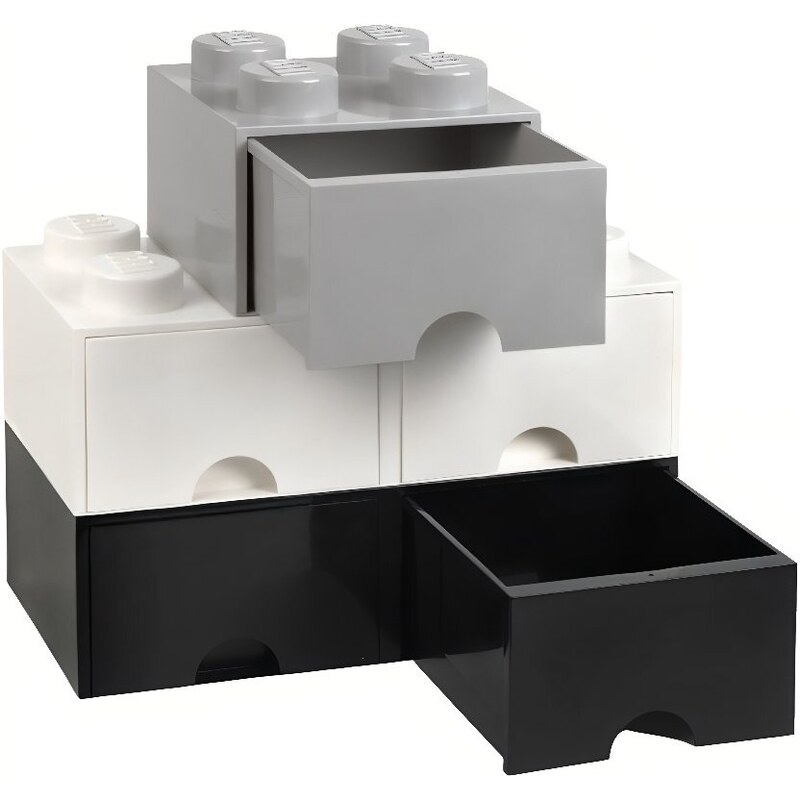 Lego Světle šedý úložný box LEGO Storage 25 x 25 cm