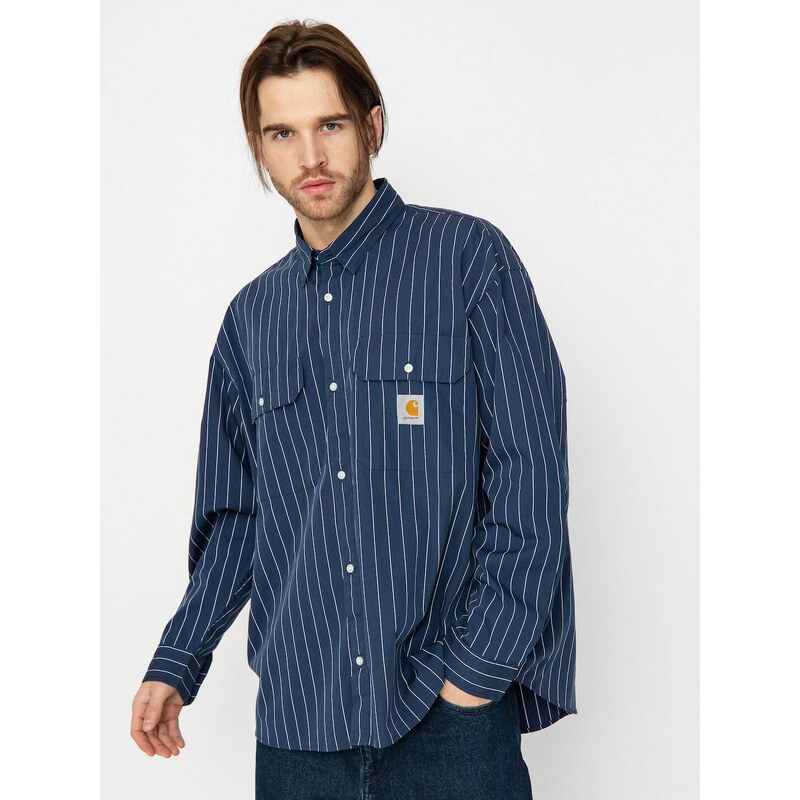 Carhartt WIP Orlean (orlean stripe/blue/white)námořnická modrá