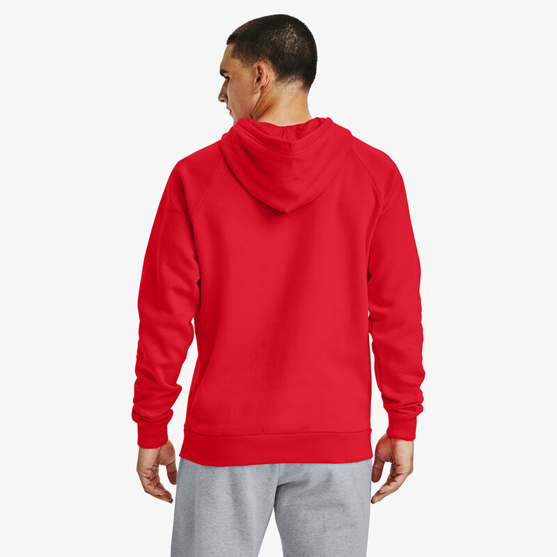 Pánská mikina Under Armour Rival Fleece Hoodie Red