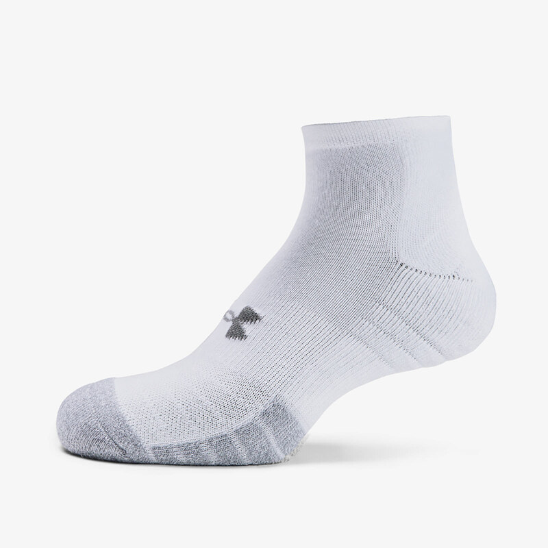 Pánské ponožky Under Armour Heatgear Locut White