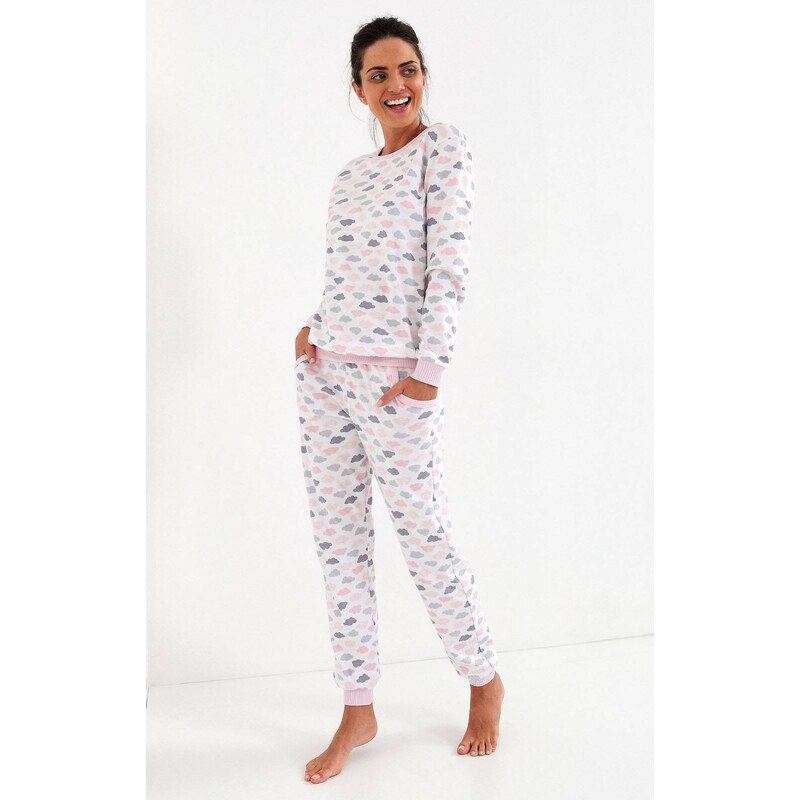 Pyjamas Cana 207 L/R S-XL pink-grey