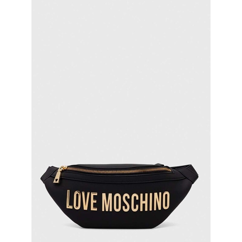 Ledvinka Love Moschino černá barva