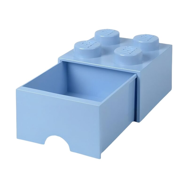 Lego Světle modrý úložný box LEGO Storage 25 x 25 cm