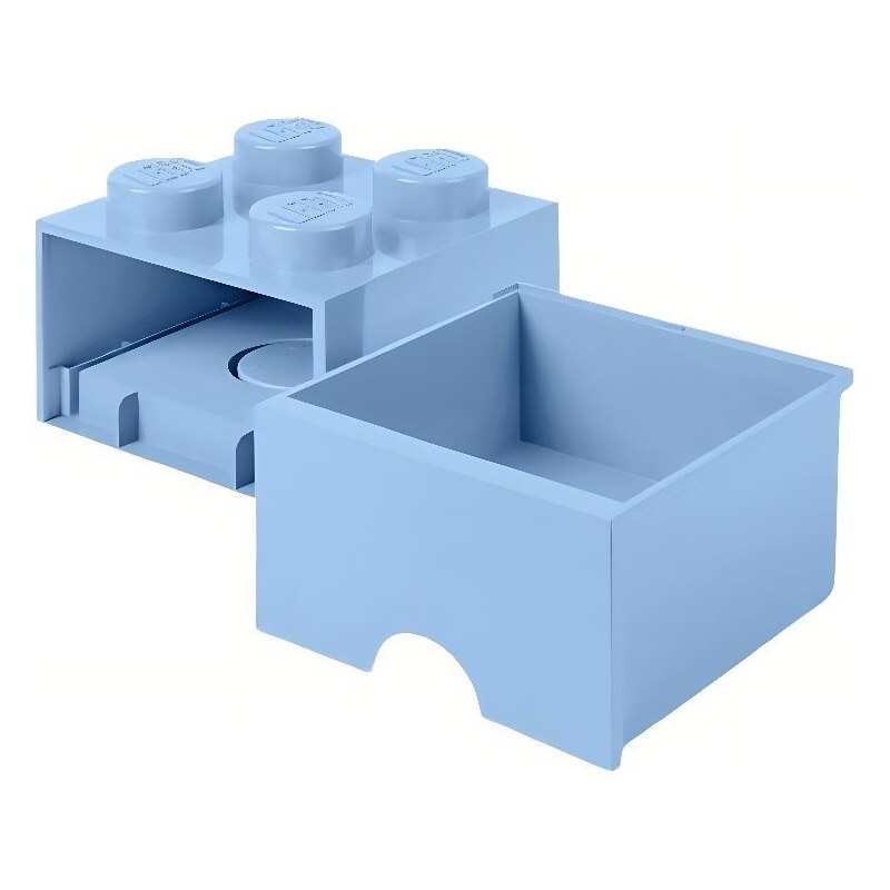 Lego Světle modrý úložný box LEGO Storage 25 x 25 cm