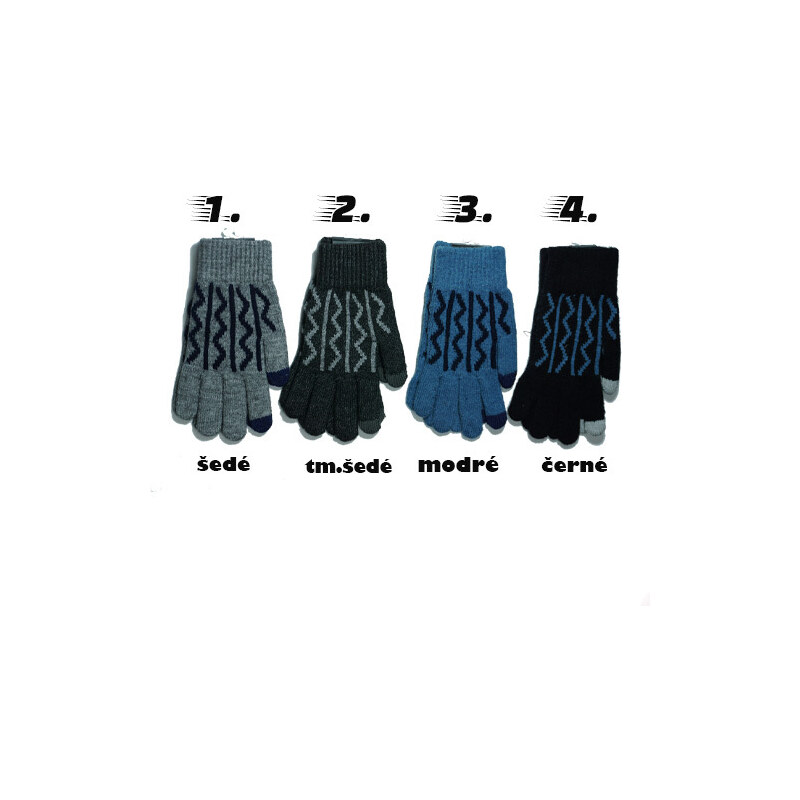 PÁNSKÉ ZATEPLENÉ RUKAVICE Gloves CKD0284
