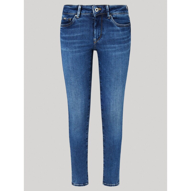Modré dámské skinny fit džíny Jeans Pepe Jeans - Dámské