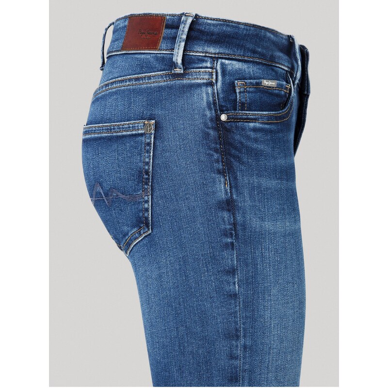 Modré dámské skinny fit džíny Jeans Pepe Jeans - Dámské