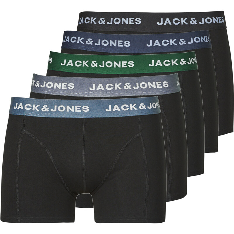 Jack & Jones Boxerky JACSOLID TRUNKS 5 PACK OP >