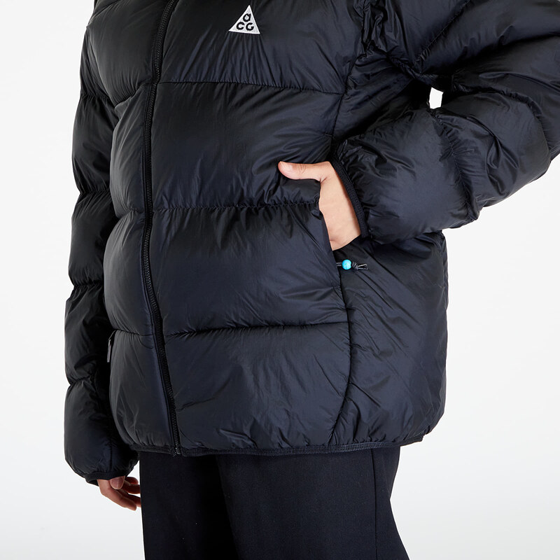 Pánská péřová bunda Nike Therma-FIT ADV ACG "Lunar Lake" Puffer Jacket UNISEX Black/ Black/ Dark Smoke Grey/ Summit White