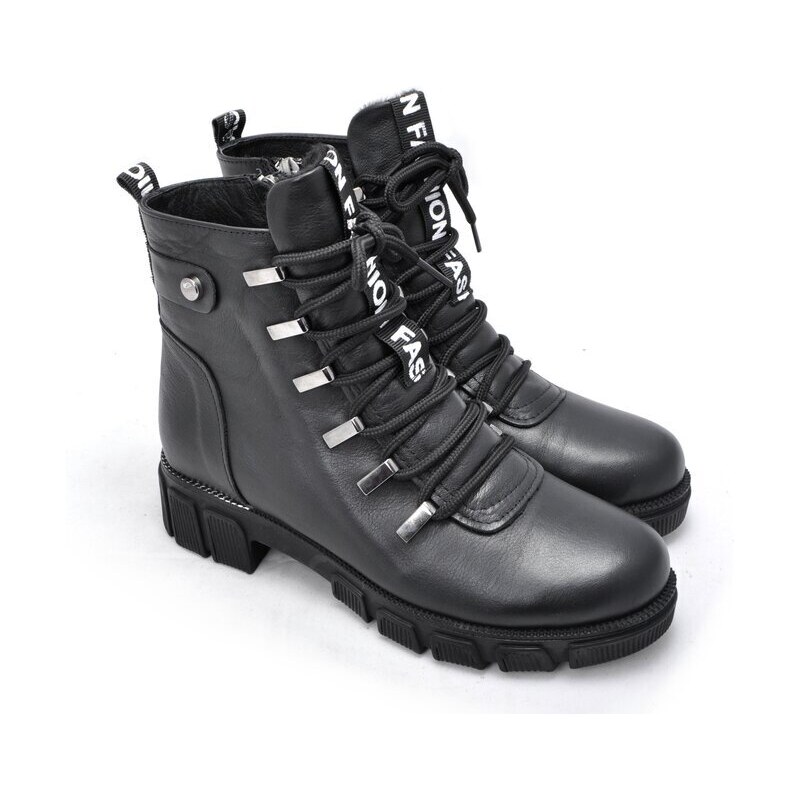 Trendy kotníkové boty La Pinta 0164-012-01 černá 88368993