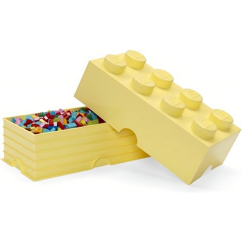 Lego Světle žlutý úložný box LEGO Smart 25 x 50 cm