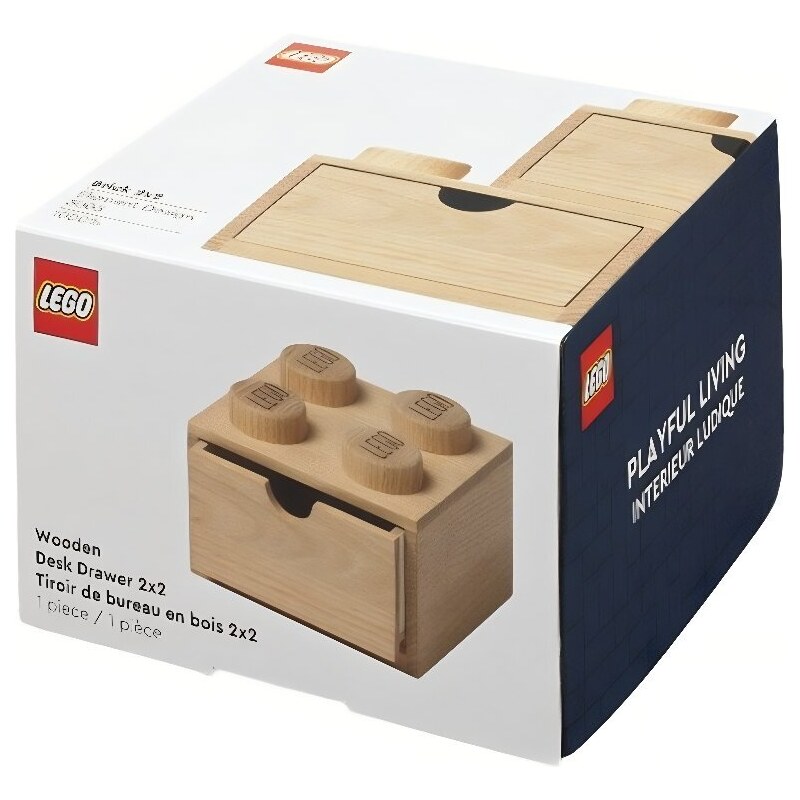 Lego Světlý dubový úložný box LEGO Storage 16 x 15 cm