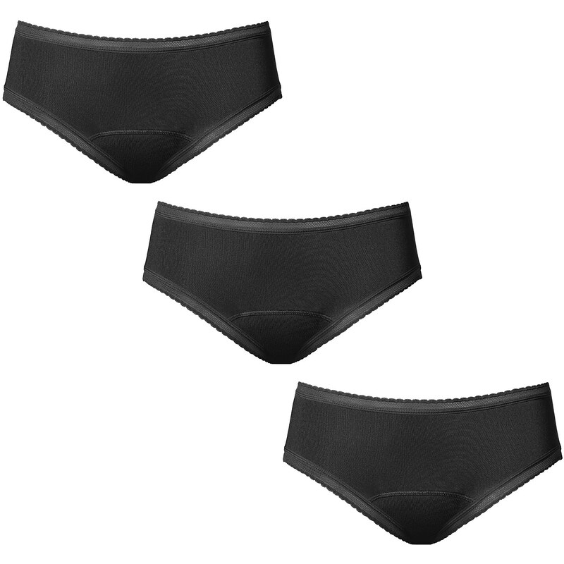 3PACK Menstruační kalhotky Love Luna Bikini (LOVE203)