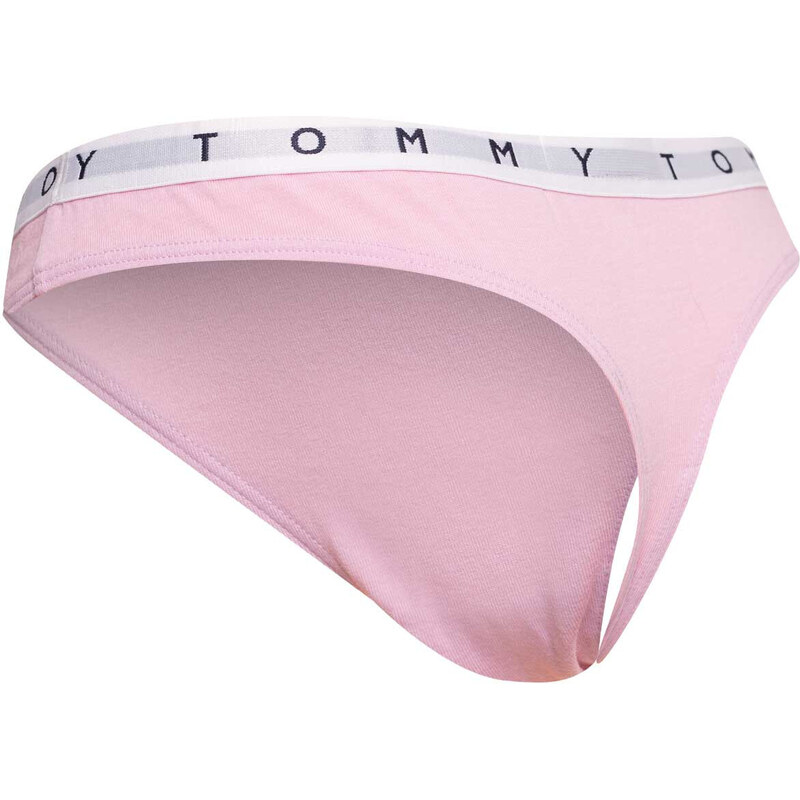 Tommy Hilfiger 3Pack tanga kalhotky UW0UW025210V3 Green/Pink/Black