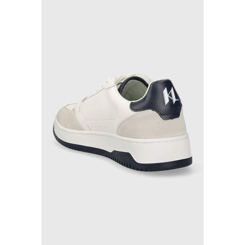 Kožené sneakers boty Karl Lagerfeld KREW KL bílá barva, KL53024A