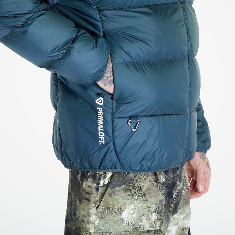 Pánská péřová bunda Nike Therma-FIT ADV ACG "Lunar Lake" Puffer Jacket UNISEX Deep Jungle/ Summit White