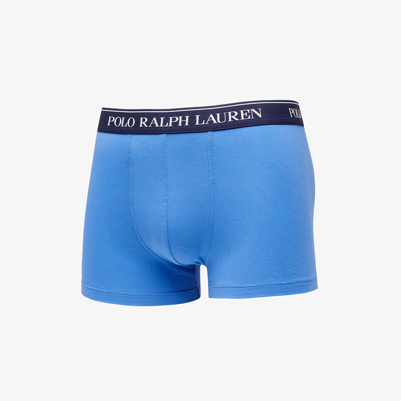 Boxerky Ralph Lauren Stretch Cotton Classic Trunk 3-Pack Blue/ Purple/ Red