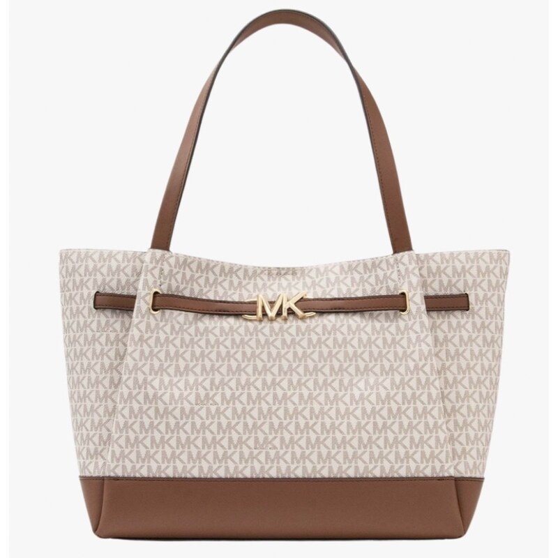 Kabelka Michael Kors Reed logo vanilla