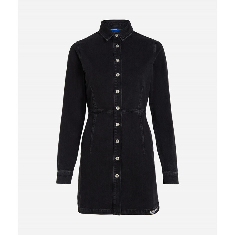 ŠATY KARL LAGERFELD JEANS KLJ DARTED DENIM SHIRT DRESS