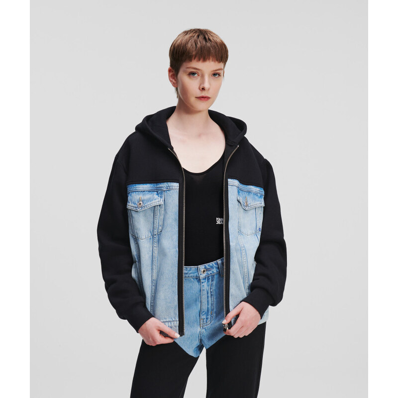 BUNDA KARL LAGERFELD JEANS KLJ JERSEY DENIM JACKET