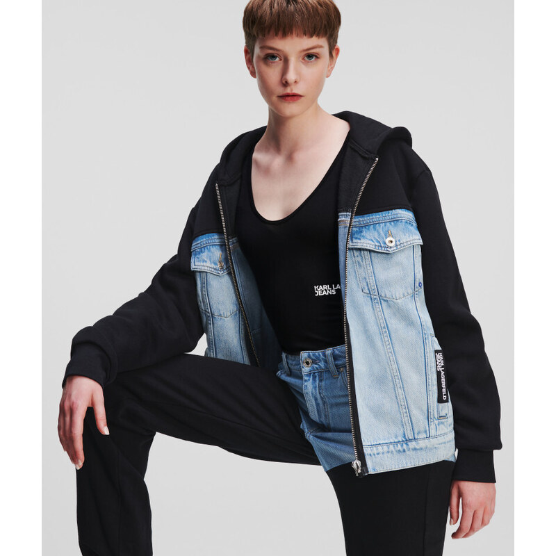 BUNDA KARL LAGERFELD JEANS KLJ JERSEY DENIM JACKET